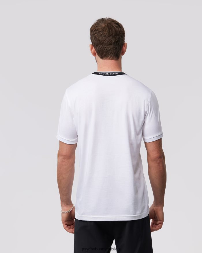 camiseta de moda de sarga para hombre blancoR46422114 Psycho Bunny