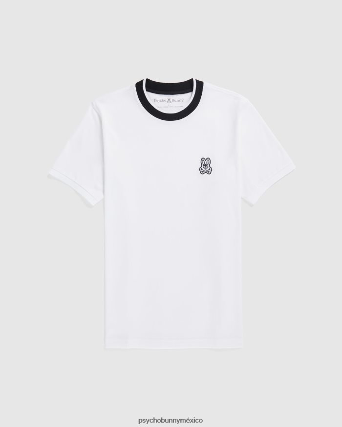 camiseta de moda de sarga para hombre blancoR46422114 Psycho Bunny