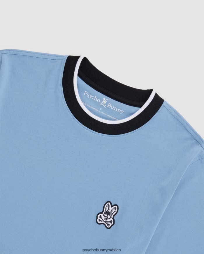 camiseta de moda de sarga para hombre cielo de montanaR46422146 Psycho Bunny