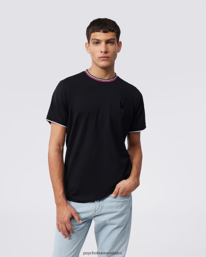 camiseta de moda newell para hombre negroR46422224 Psycho Bunny