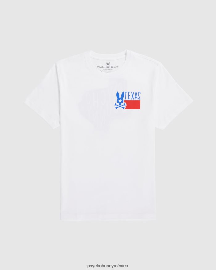 camiseta de texas para hombre blancoR46422196 Psycho Bunny
