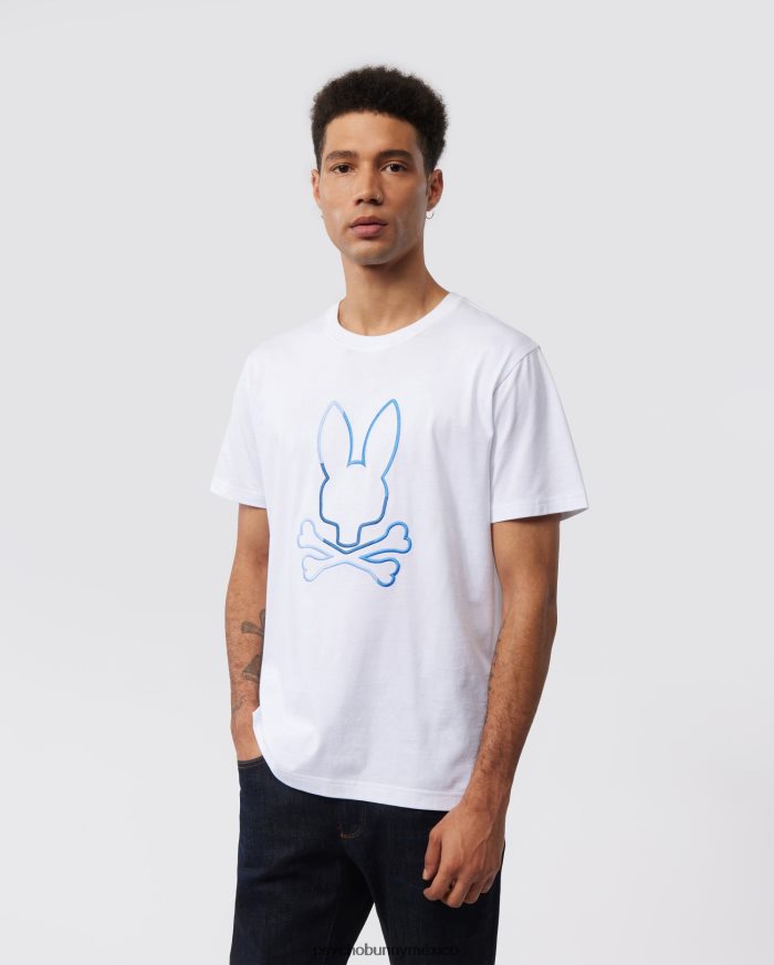 camiseta estampada calle para hombre blancoR46422188 Psycho Bunny
