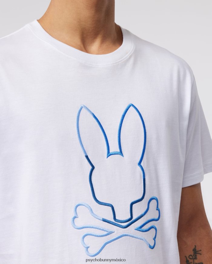 camiseta estampada calle para hombre blancoR46422188 Psycho Bunny