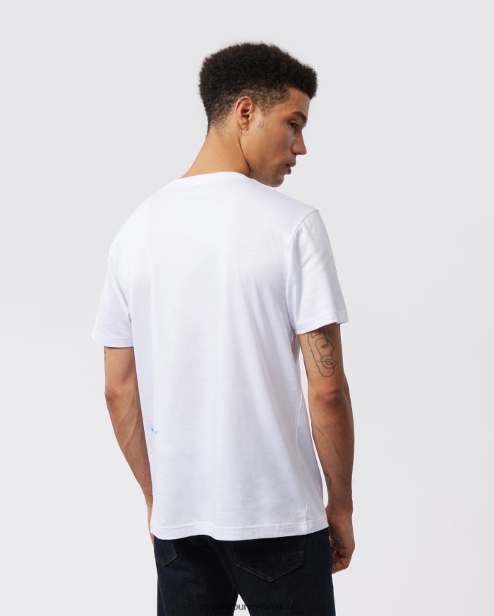 camiseta estampada calle para hombre blancoR46422188 Psycho Bunny