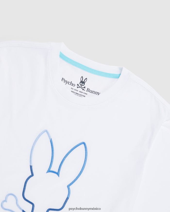 camiseta estampada calle para hombre blancoR46422188 Psycho Bunny