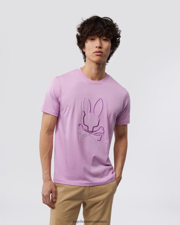 camiseta estampada calle para hombre orquídeaR46422194 Psycho Bunny