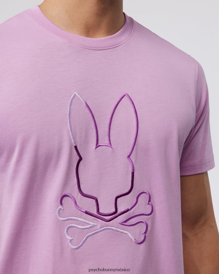 camiseta estampada calle para hombre orquídeaR46422194 Psycho Bunny