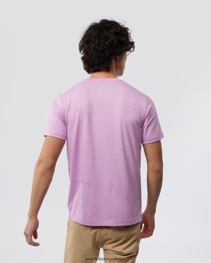 camiseta estampada calle para hombre orquídeaR46422194 Psycho Bunny
