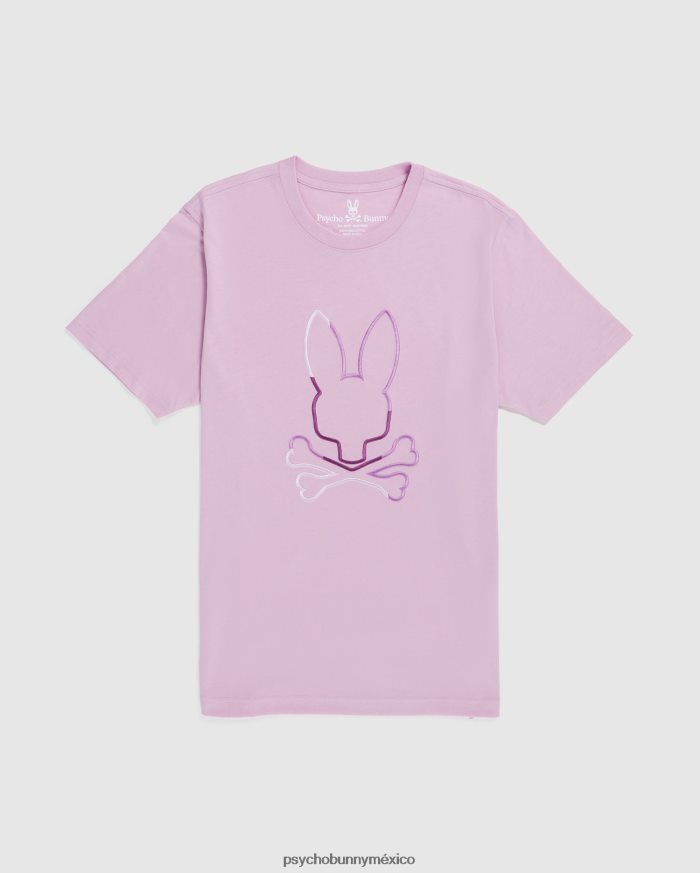camiseta estampada calle para hombre orquídeaR46422194 Psycho Bunny