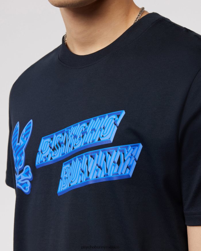 camiseta estampada con logo pisani para hombre ArmadaR46422167 Psycho Bunny