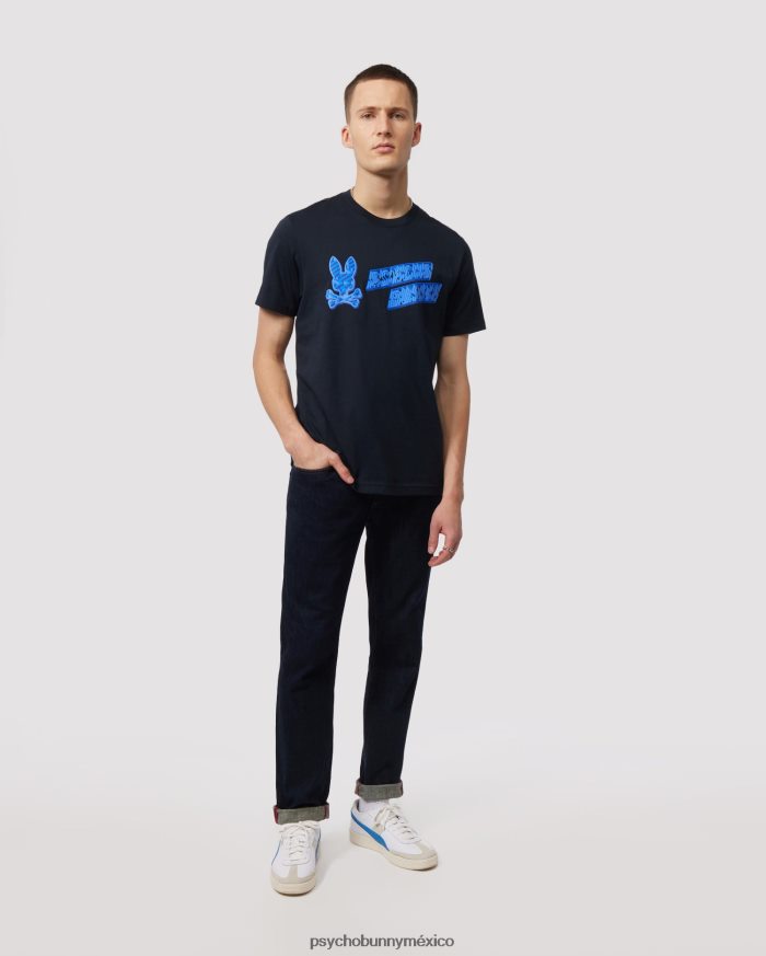 camiseta estampada con logo pisani para hombre ArmadaR46422167 Psycho Bunny