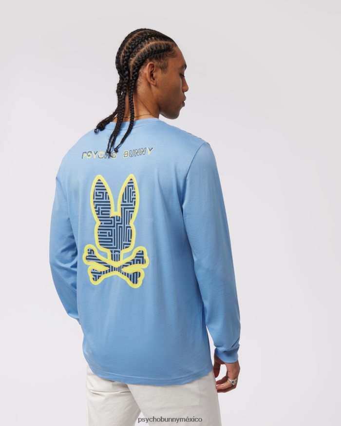 camiseta estampada de manga larga para mujer cielo de montanaR46422117 Psycho Bunny