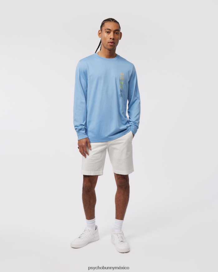 camiseta estampada de manga larga para mujer cielo de montanaR46422117 Psycho Bunny