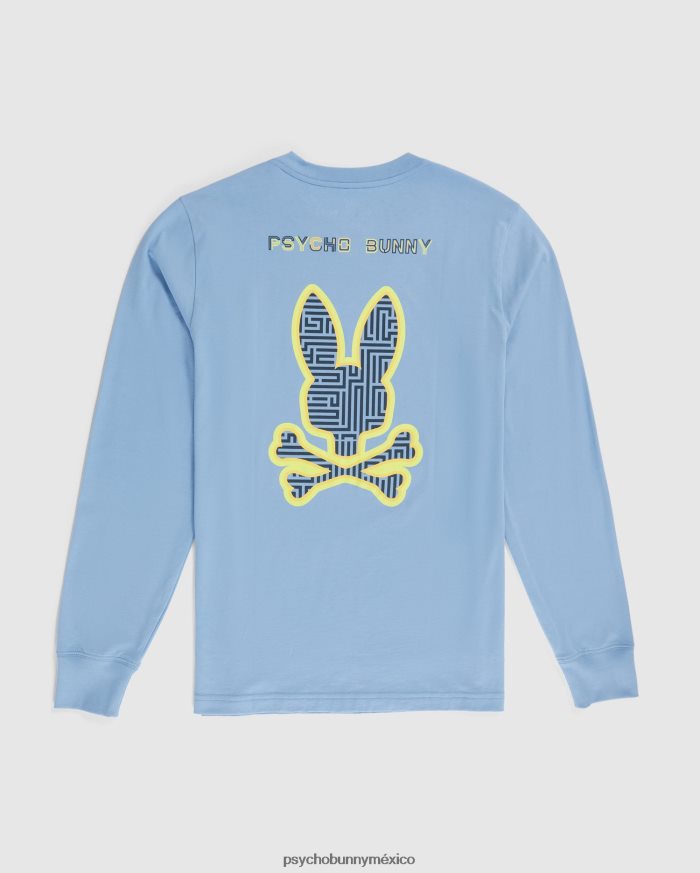 camiseta estampada de manga larga para mujer cielo de montanaR46422117 Psycho Bunny