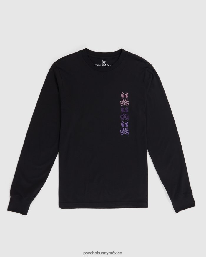 camiseta estampada de manga larga para mujer negroR46422133 Psycho Bunny