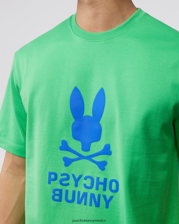 camiseta estampada lloyds de ajuste relajado para hombre Kelly verdeR46422148 Psycho Bunny