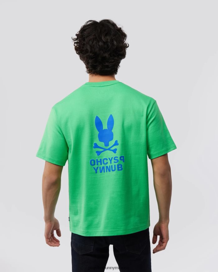 camiseta estampada lloyds de ajuste relajado para hombre Kelly verdeR46422148 Psycho Bunny