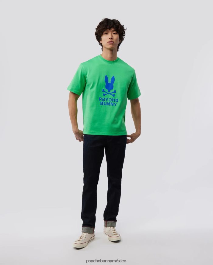 camiseta estampada lloyds de ajuste relajado para hombre Kelly verdeR46422148 Psycho Bunny
