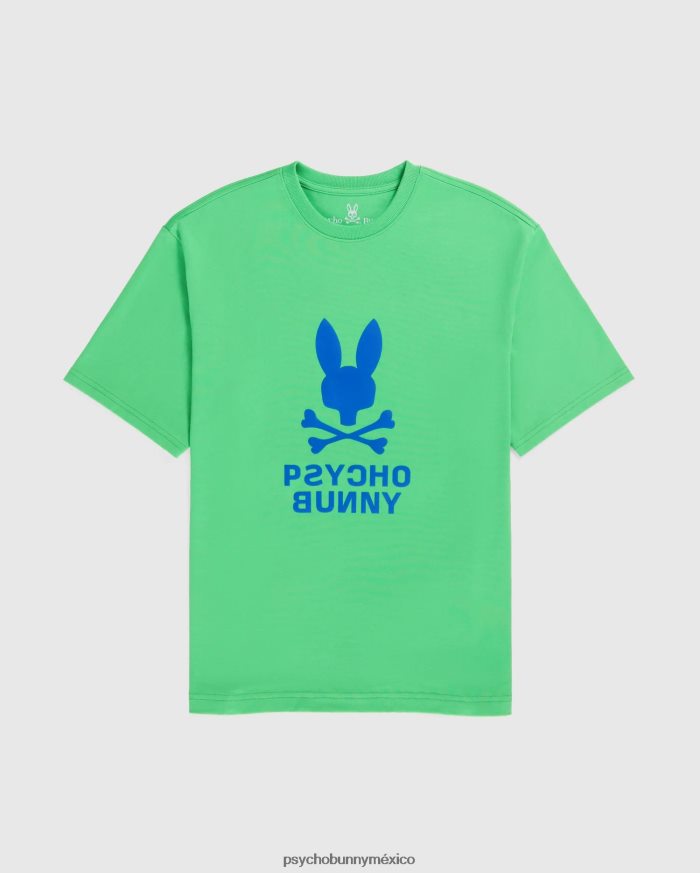 camiseta estampada lloyds de ajuste relajado para hombre Kelly verdeR46422148 Psycho Bunny