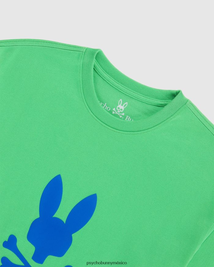 camiseta estampada lloyds de ajuste relajado para hombre Kelly verdeR46422148 Psycho Bunny