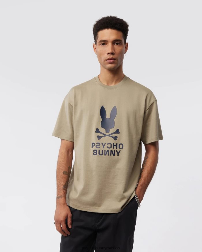 camiseta estampada lloyds de ajuste relajado para hombre arena mojadaR46422118 Psycho Bunny