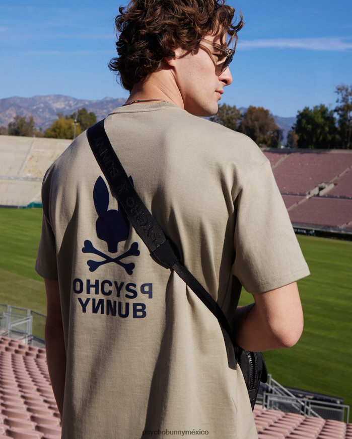 camiseta estampada lloyds de ajuste relajado para hombre arena mojadaR46422118 Psycho Bunny