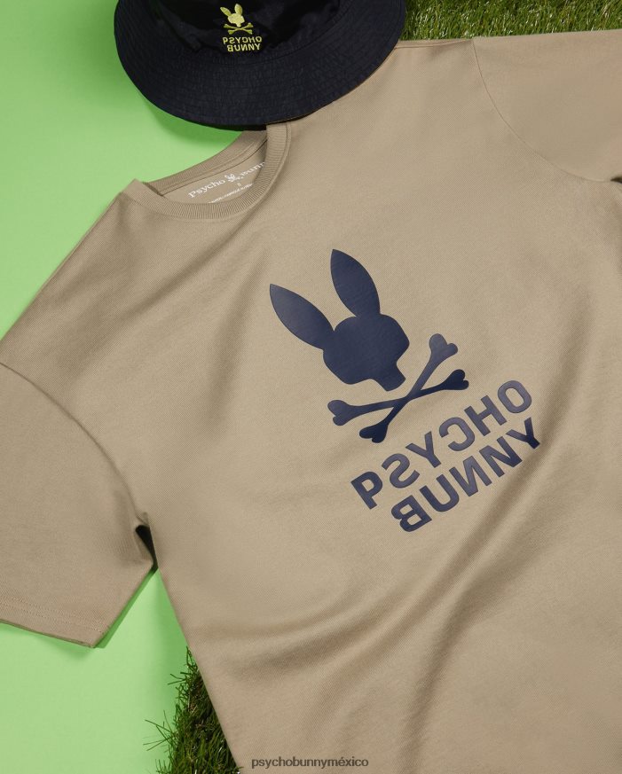 camiseta estampada lloyds de ajuste relajado para hombre arena mojadaR46422118 Psycho Bunny