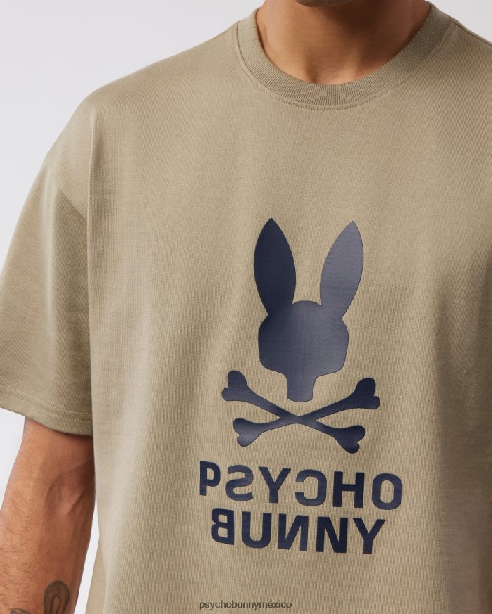 camiseta estampada lloyds de ajuste relajado para hombre arena mojadaR46422118 Psycho Bunny