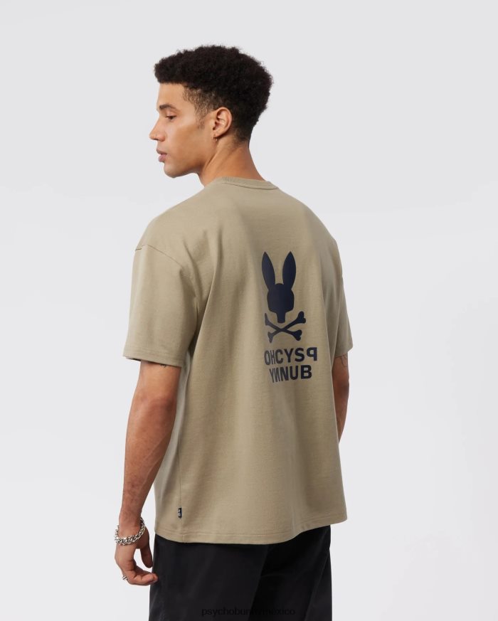 camiseta estampada lloyds de ajuste relajado para hombre arena mojadaR46422118 Psycho Bunny