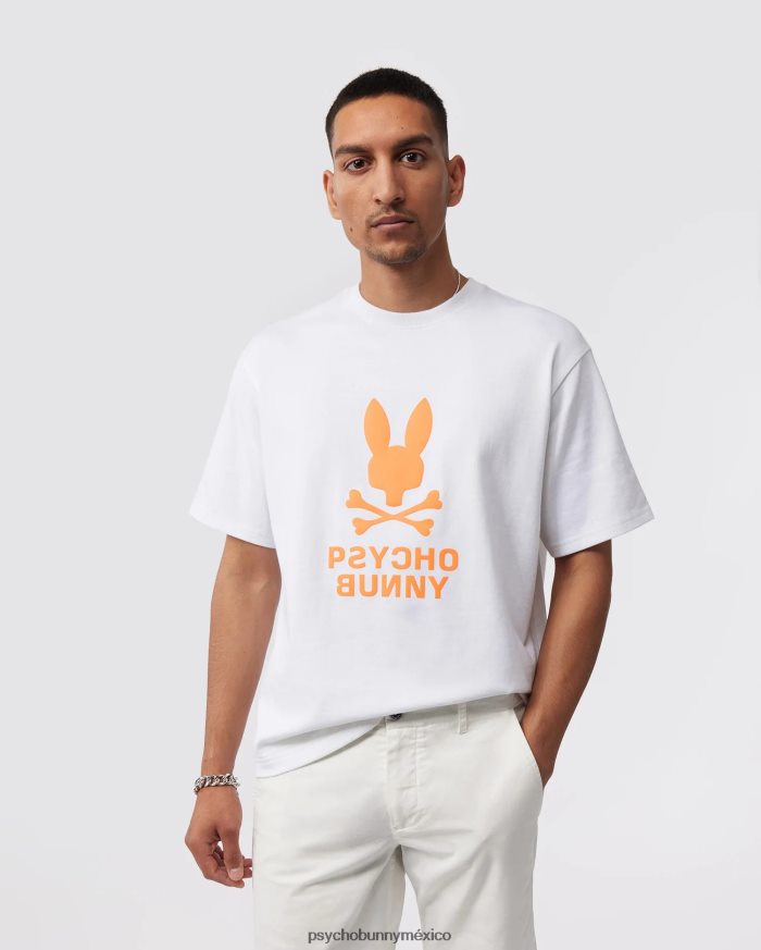 camiseta estampada lloyds de ajuste relajado para hombre blancoR46422144 Psycho Bunny