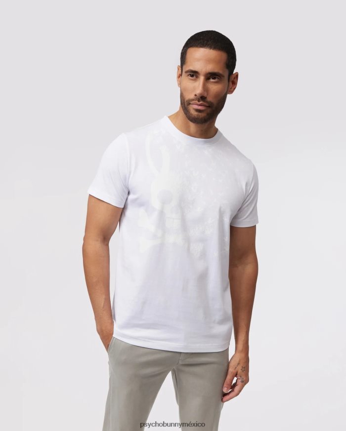 camiseta estampada mullen para hombre blancoR46422163 Psycho Bunny