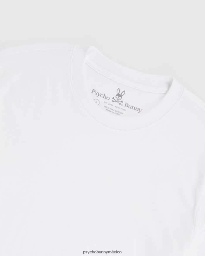camiseta estampada para damas para hombre blancoR46422154 Psycho Bunny