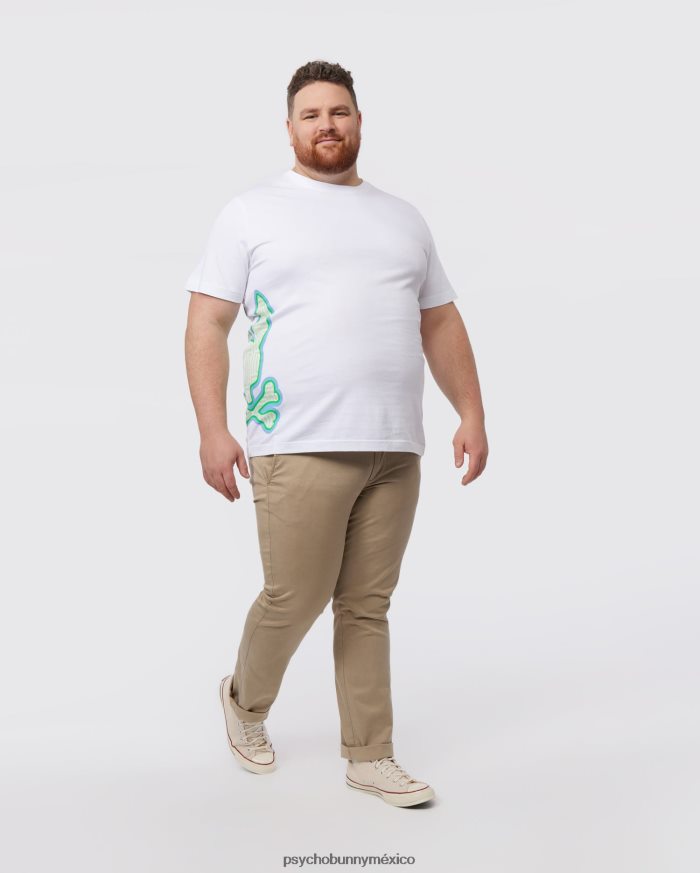 camiseta estampada para mujer grande y alta para hombre blancoR46422407 Psycho Bunny