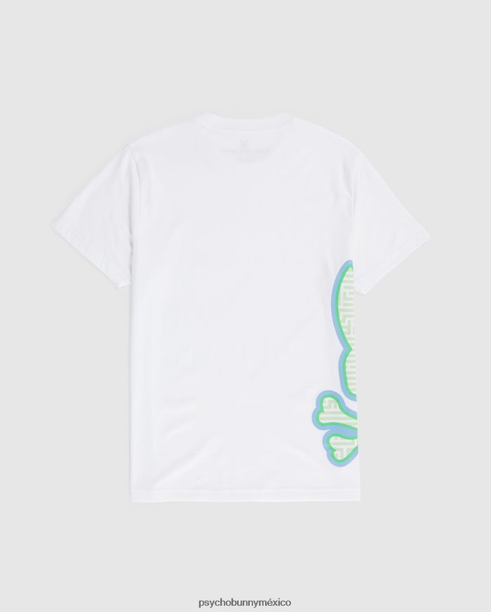 camiseta estampada para mujer grande y alta para hombre blancoR46422407 Psycho Bunny