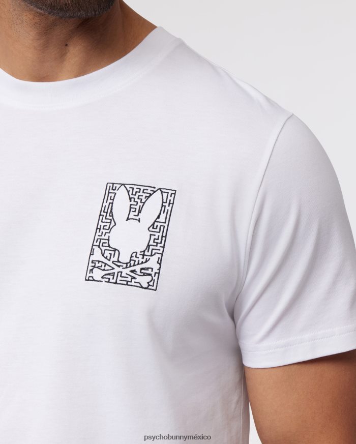 camiseta estampada pisani para hombre blancoR46422142 Psycho Bunny