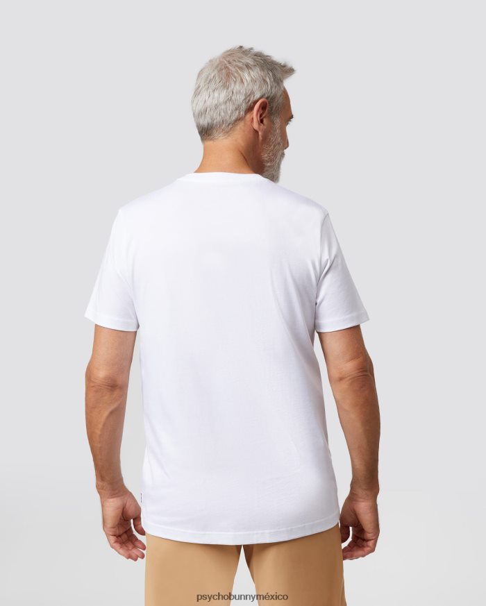 camiseta estampada rockaway para hombre blancoR46422269 Psycho Bunny
