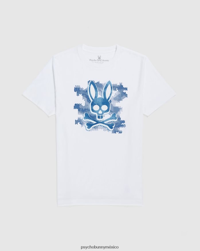 camiseta estampada rockaway para hombre blancoR46422269 Psycho Bunny