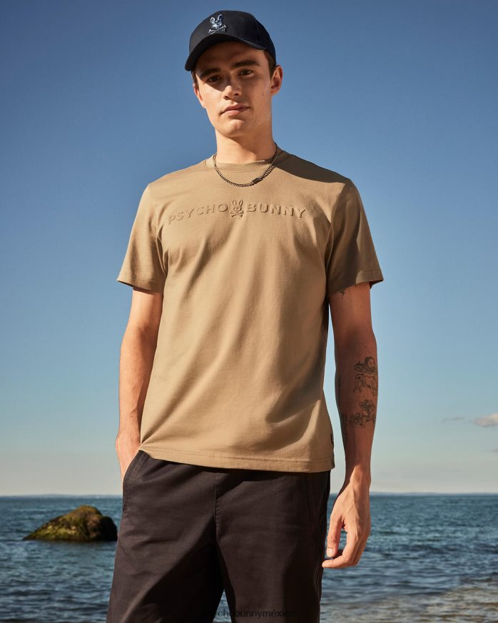 camiseta estampada royce flocado para hombre arena mojadaR46422198 Psycho Bunny