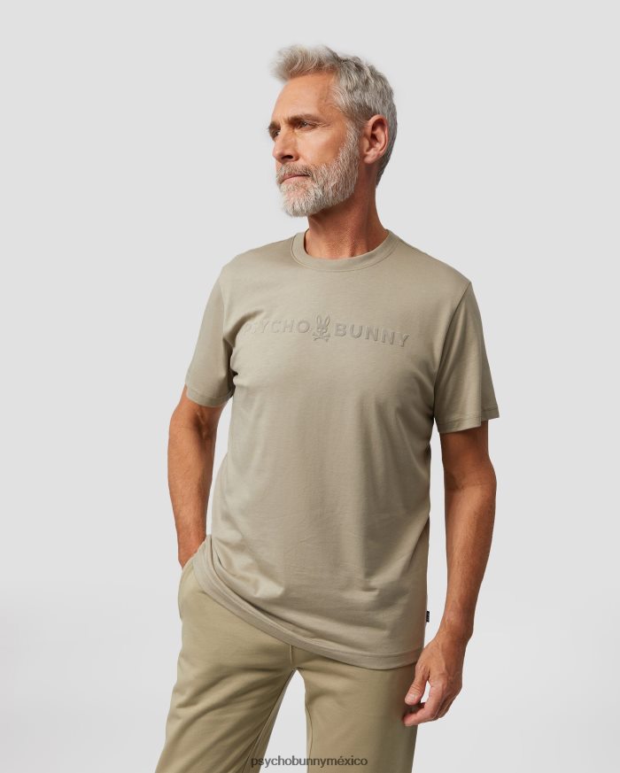 camiseta estampada royce flocado para hombre arena mojadaR46422198 Psycho Bunny