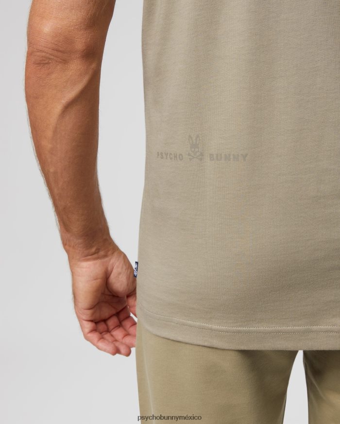 camiseta estampada royce flocado para hombre arena mojadaR46422198 Psycho Bunny