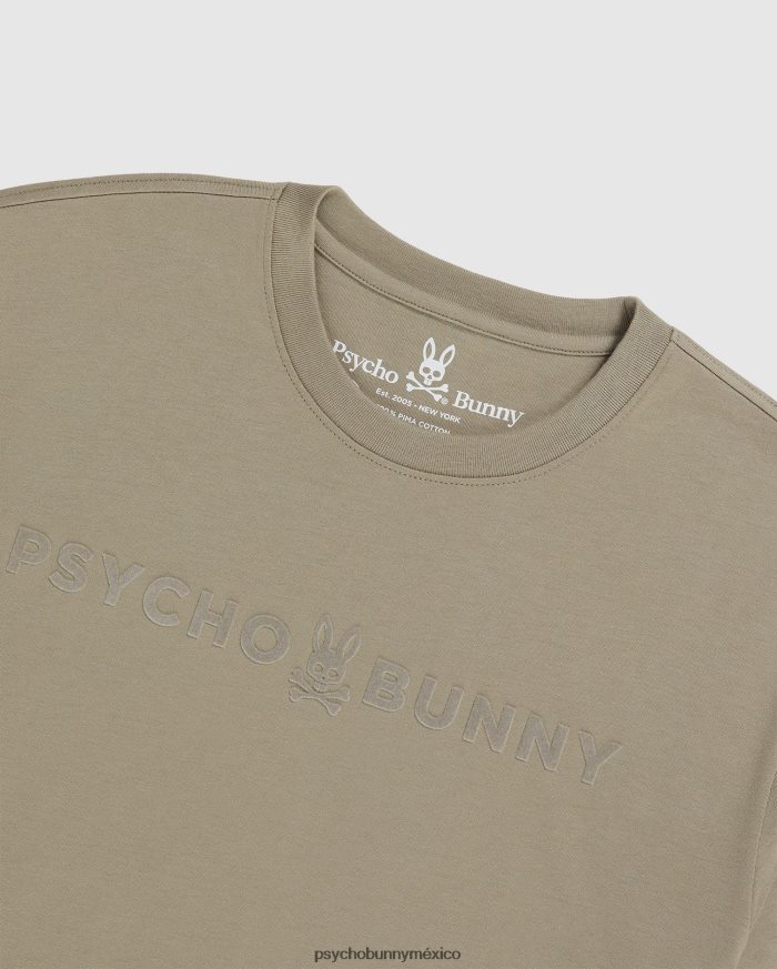 camiseta estampada royce flocado para hombre arena mojadaR46422198 Psycho Bunny