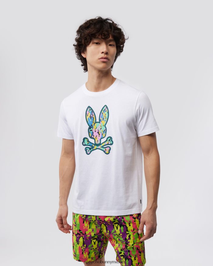 camiseta estampada suncoast para hombre blancoR46422189 Psycho Bunny