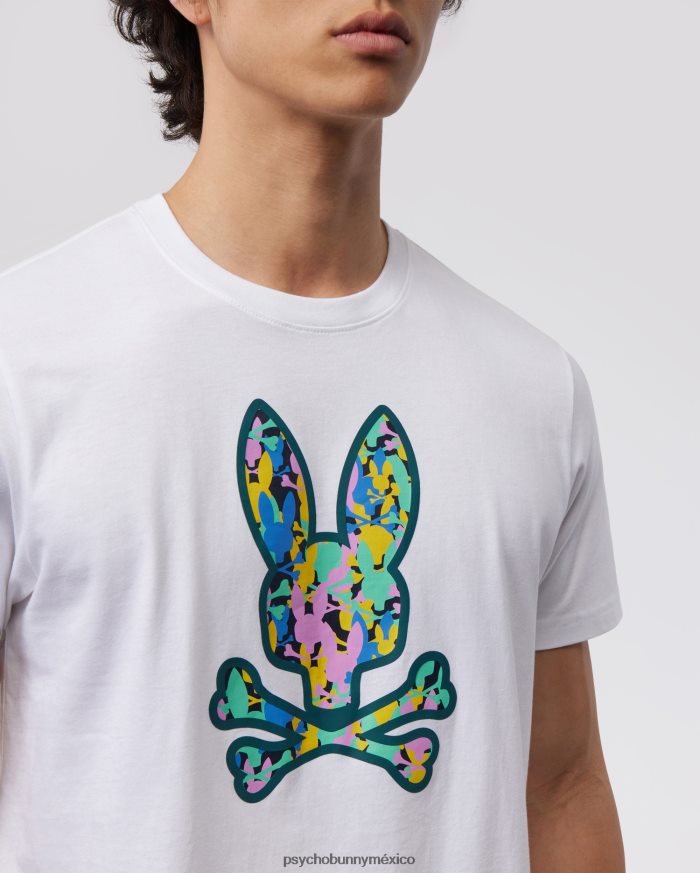 camiseta estampada suncoast para hombre blancoR46422189 Psycho Bunny