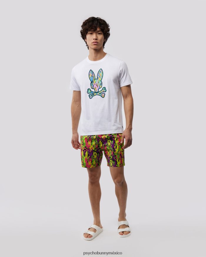 camiseta estampada suncoast para hombre blancoR46422189 Psycho Bunny