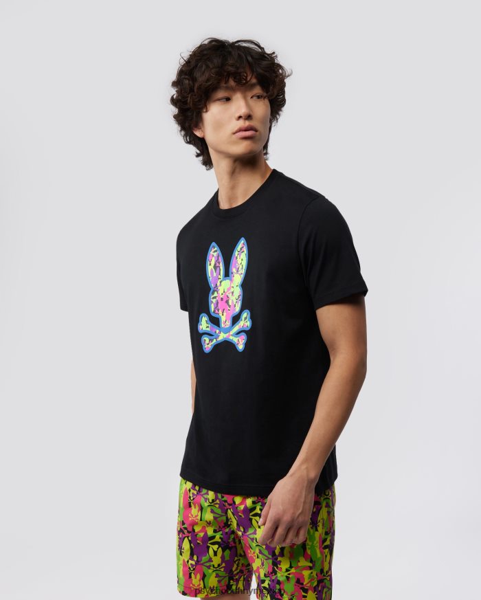 camiseta estampada suncoast para hombre negroR46422124 Psycho Bunny