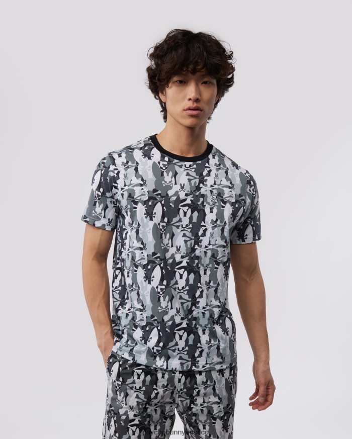 camiseta estampada suncoast para hombre negroR46422185 Psycho Bunny