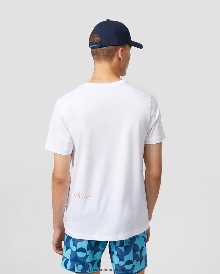 camiseta gráfica con estampado hyde puff para hombre blancoR46422268 Psycho Bunny