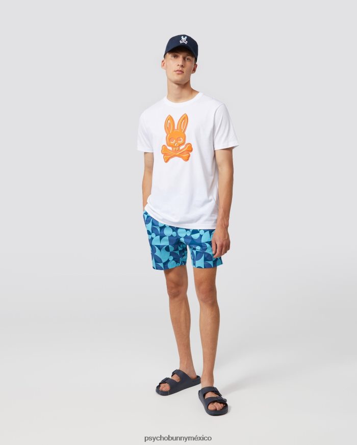 camiseta gráfica con estampado hyde puff para hombre blancoR46422268 Psycho Bunny