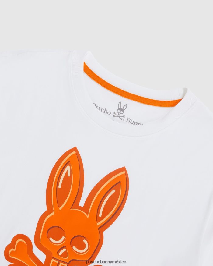 camiseta gráfica con estampado hyde puff para hombre blancoR46422268 Psycho Bunny