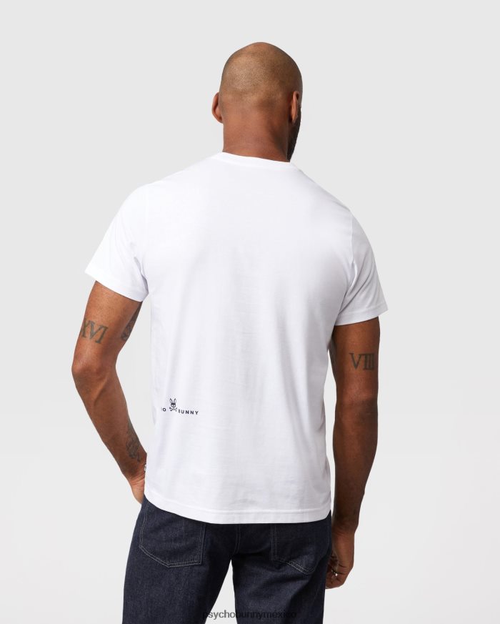 camiseta gráfica con logo degradado copa para hombre blancoR46422226 Psycho Bunny